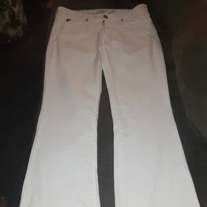 All white jeans